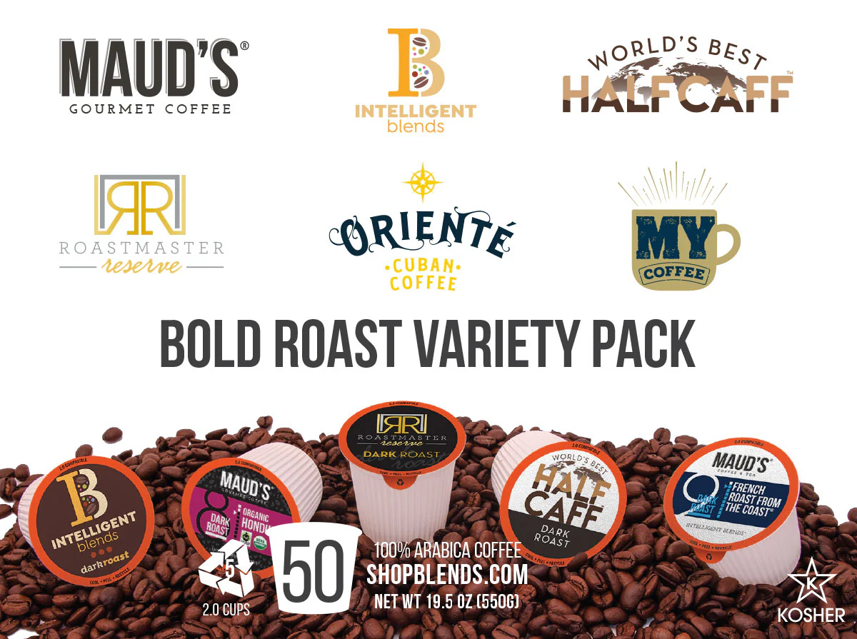 Bold Roast Coffee Pods Variety Pack - 50ct - Image 4
