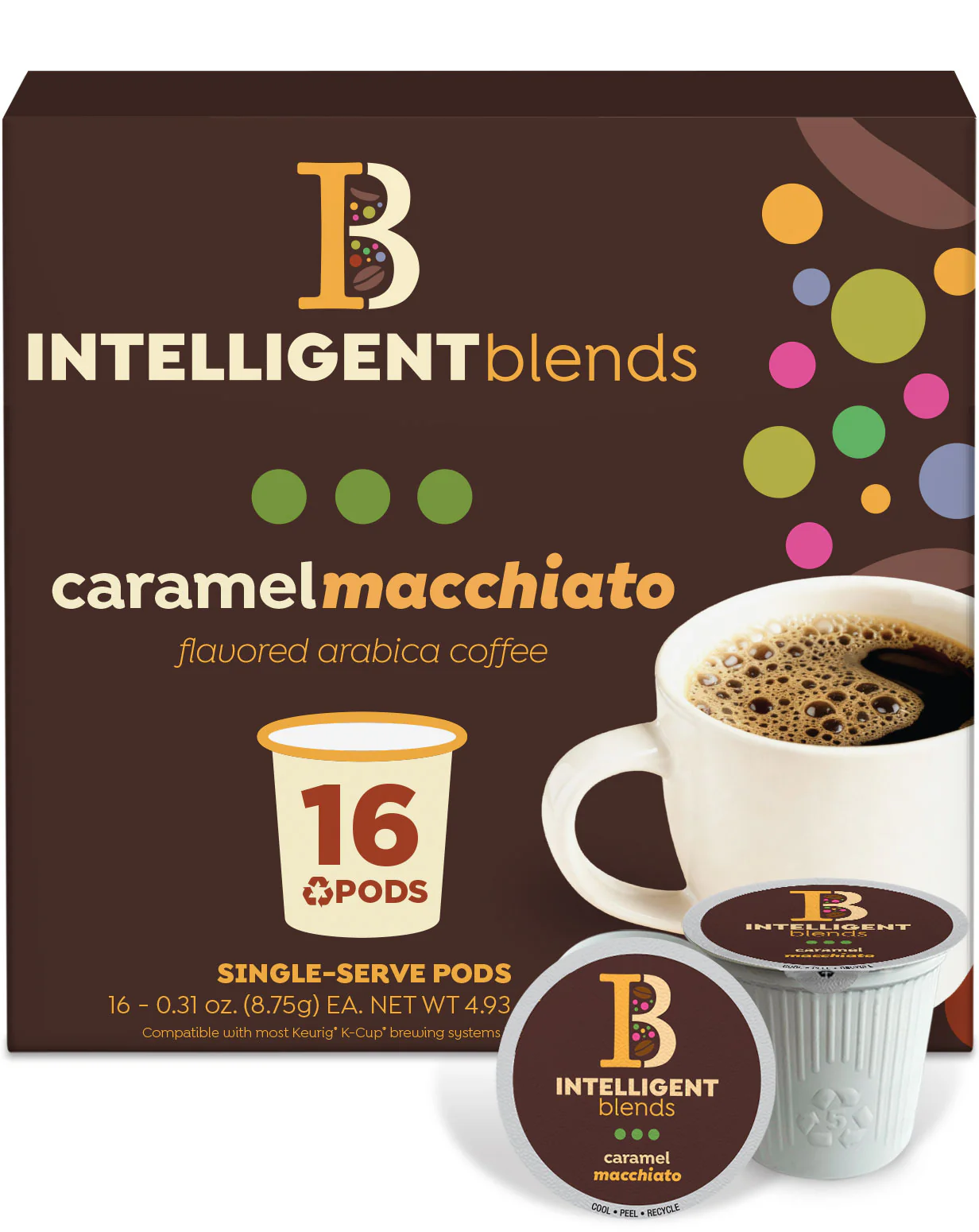 Intelligent Blends Caramel Macchiato Coffee Pods - Image 3
