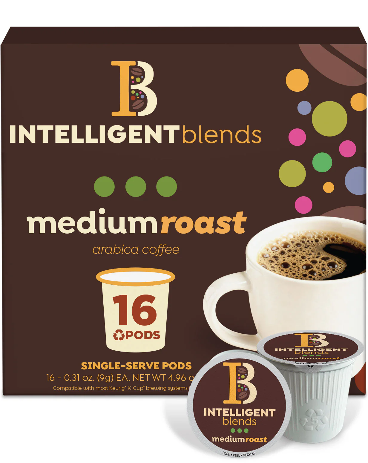 Intelligent Blends Medium Roast Coffee Pods - Image 3