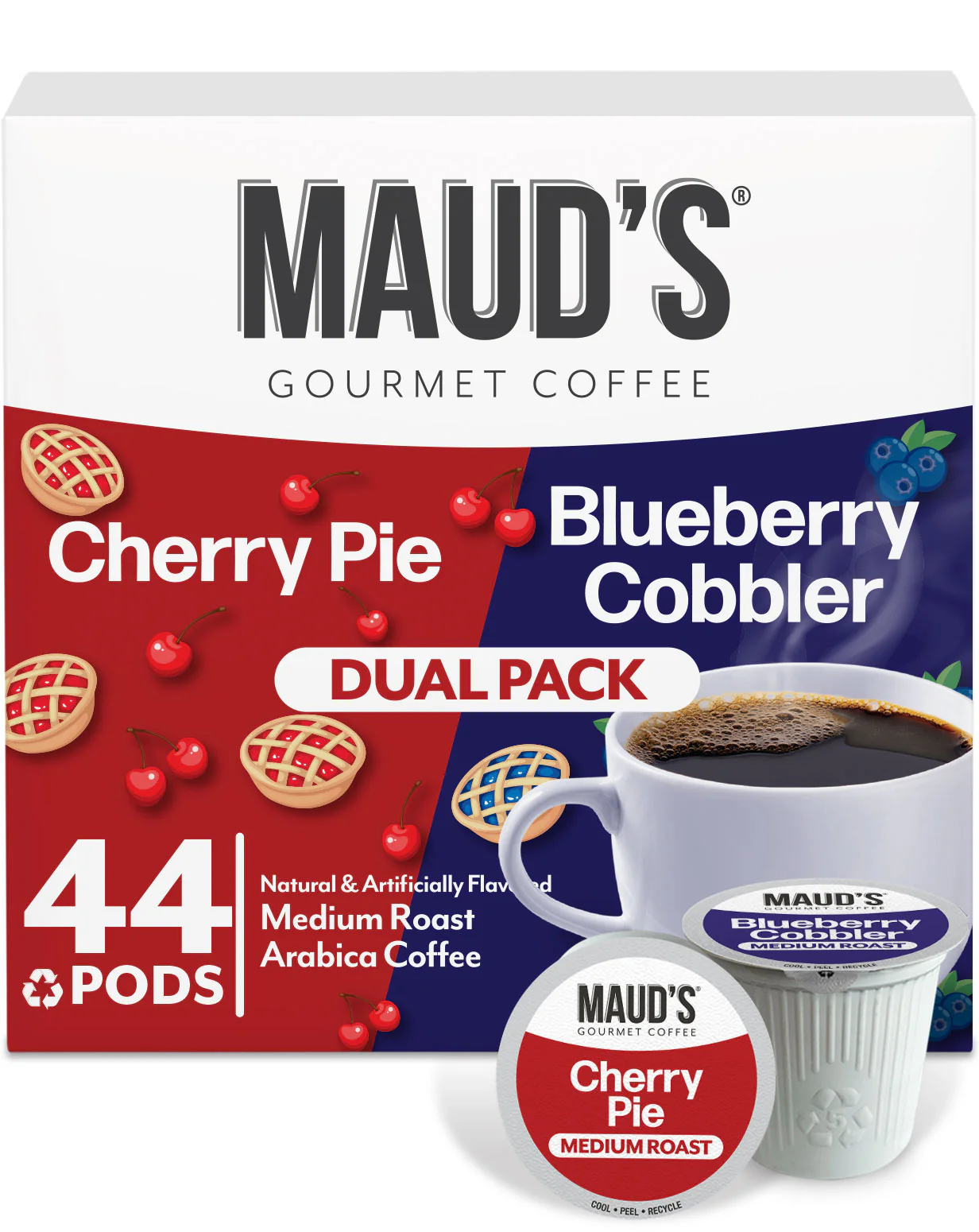 Maud's Blueberry Cobbler and Cherry Pie Duo Pack - Image 3