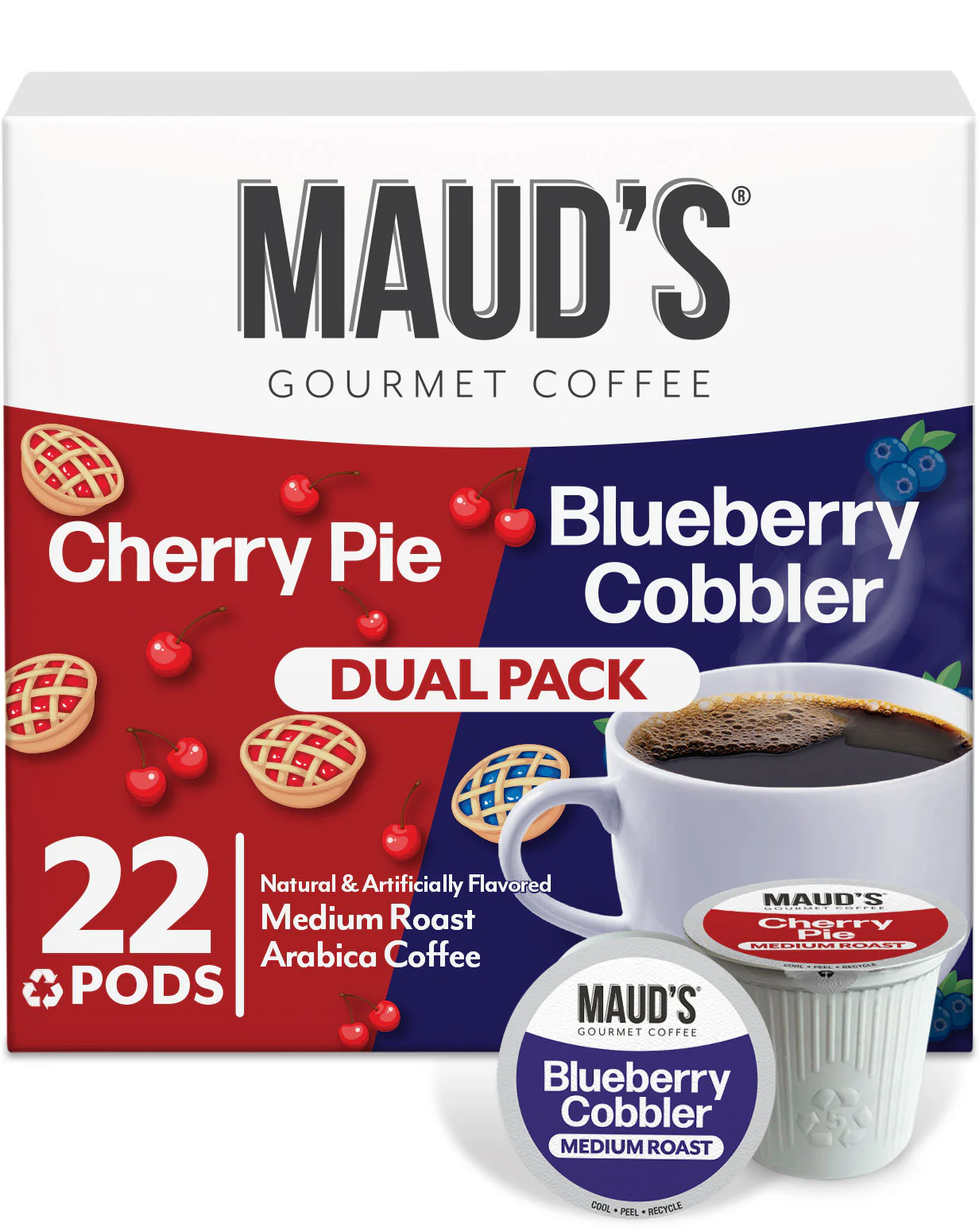 Maud's Blueberry Cobbler and Cherry Pie Duo Pack - Image 4