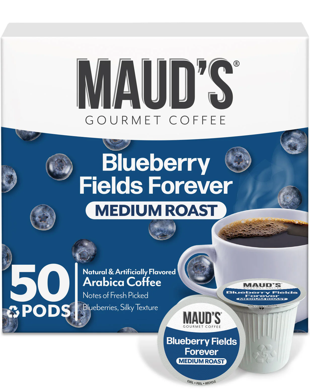 Maud's Blueberry Flavored Coffee Pods - Image 3