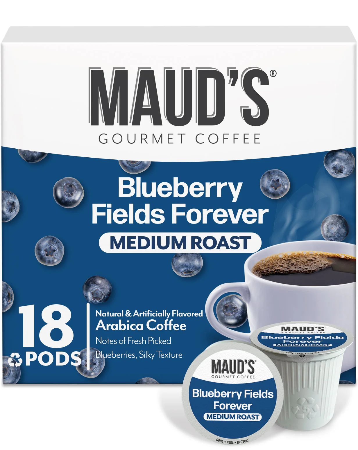 Maud's Blueberry Flavored Coffee Pods - Image 4