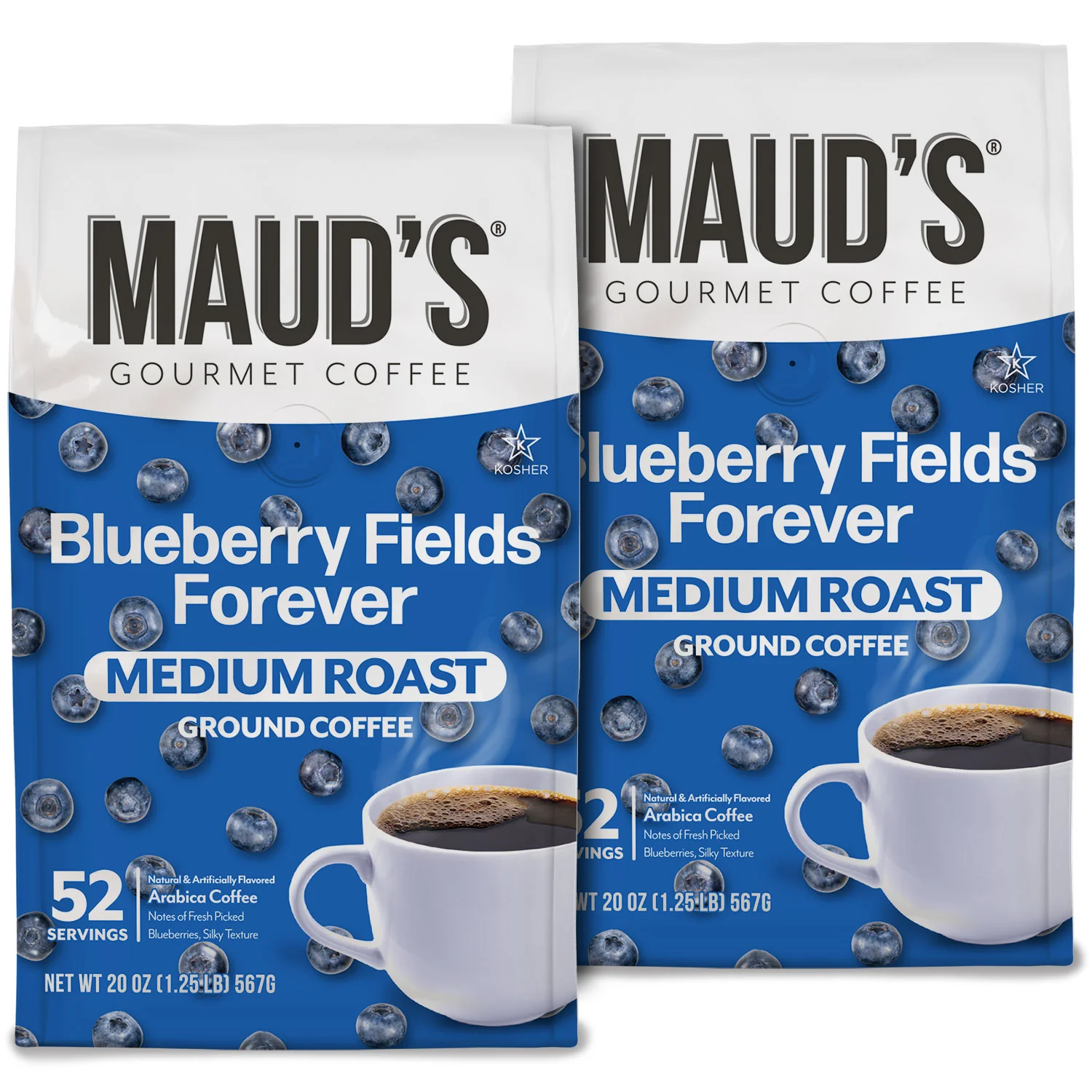 Maud's Blueberry Flavored Ground Coffee - Image 5