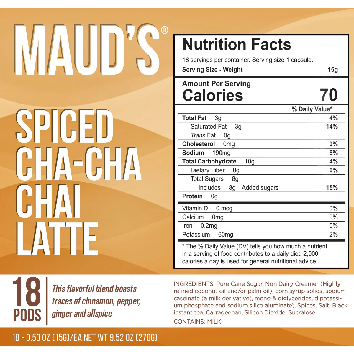 Maud's Chai Tea Latte Pods - Image 6