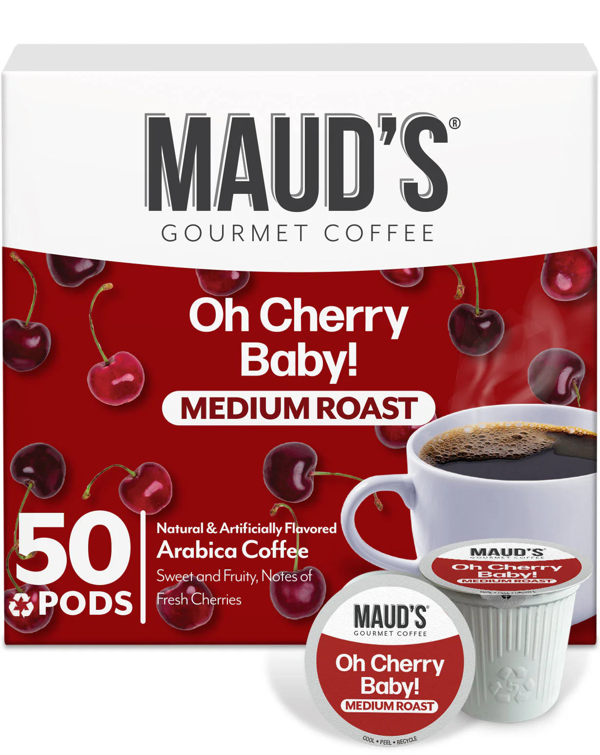 Maud's Cherry Flavored Coffee Pods - Image 3