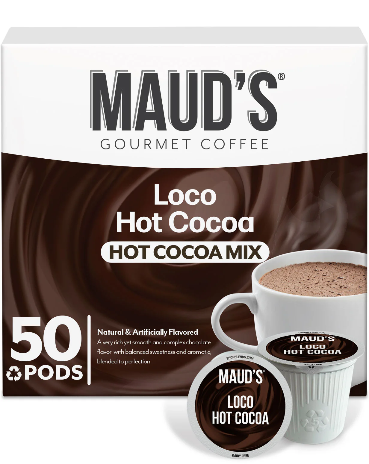 Maud's Dark Hot Chocolate Pods - Image 3