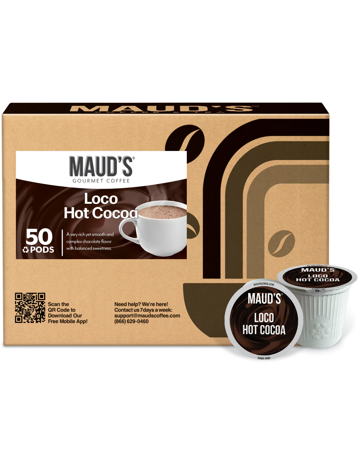 Maud's Dark Hot Chocolate Pods - Image 5