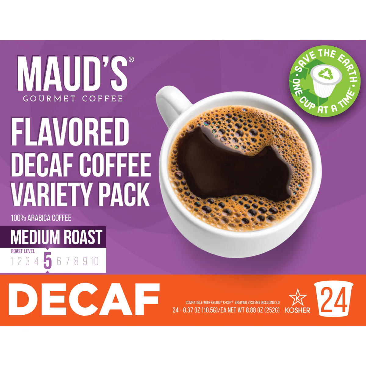 Maud's Decaf Flavored Coffee Pods Variety Pack - 24ct - Image 4