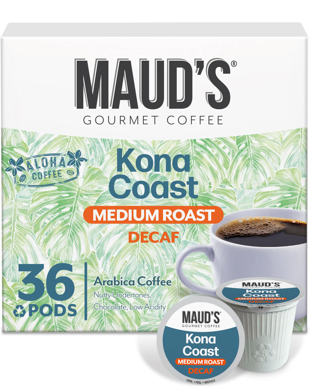 Maud's Decaf Kona Blend Coffee Pods - Image 4
