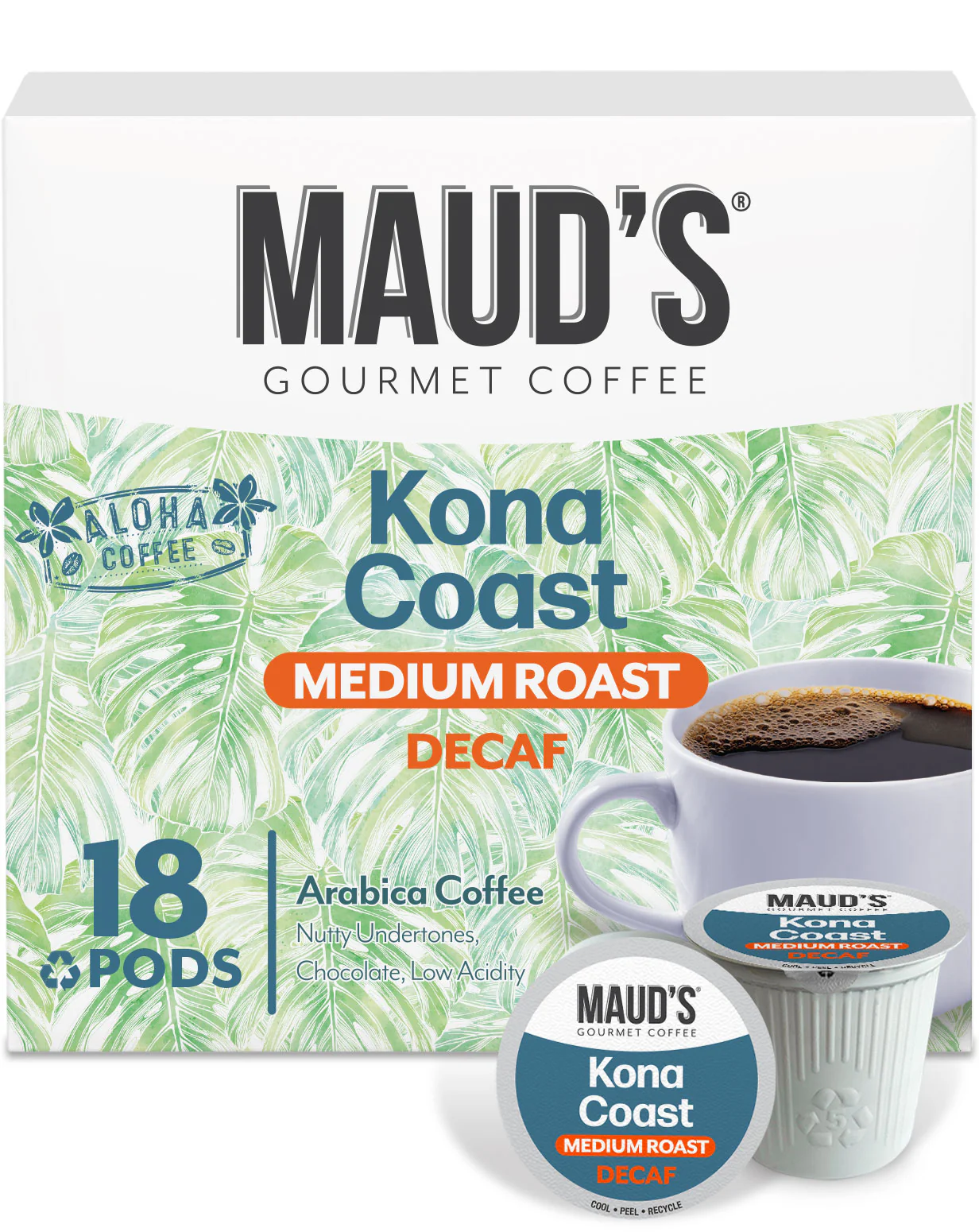 Maud's Decaf Kona Blend Coffee Pods - Image 5