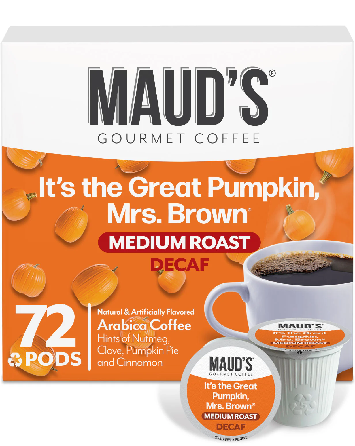 Maud's Decaf Pumpkin Spice Coffee Pods - Image 3