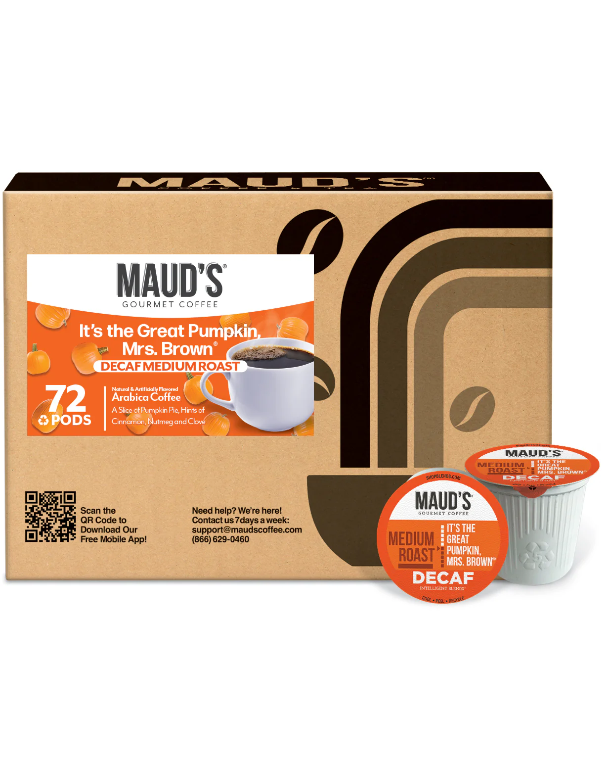 Maud's Decaf Pumpkin Spice Coffee Pods - Image 6