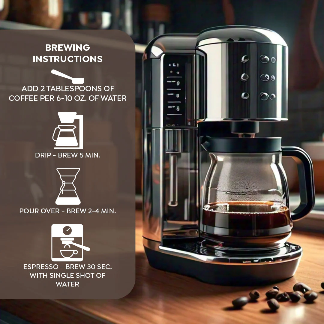 Maud's Decaf Dark Roast Ground Coffee - Image 4