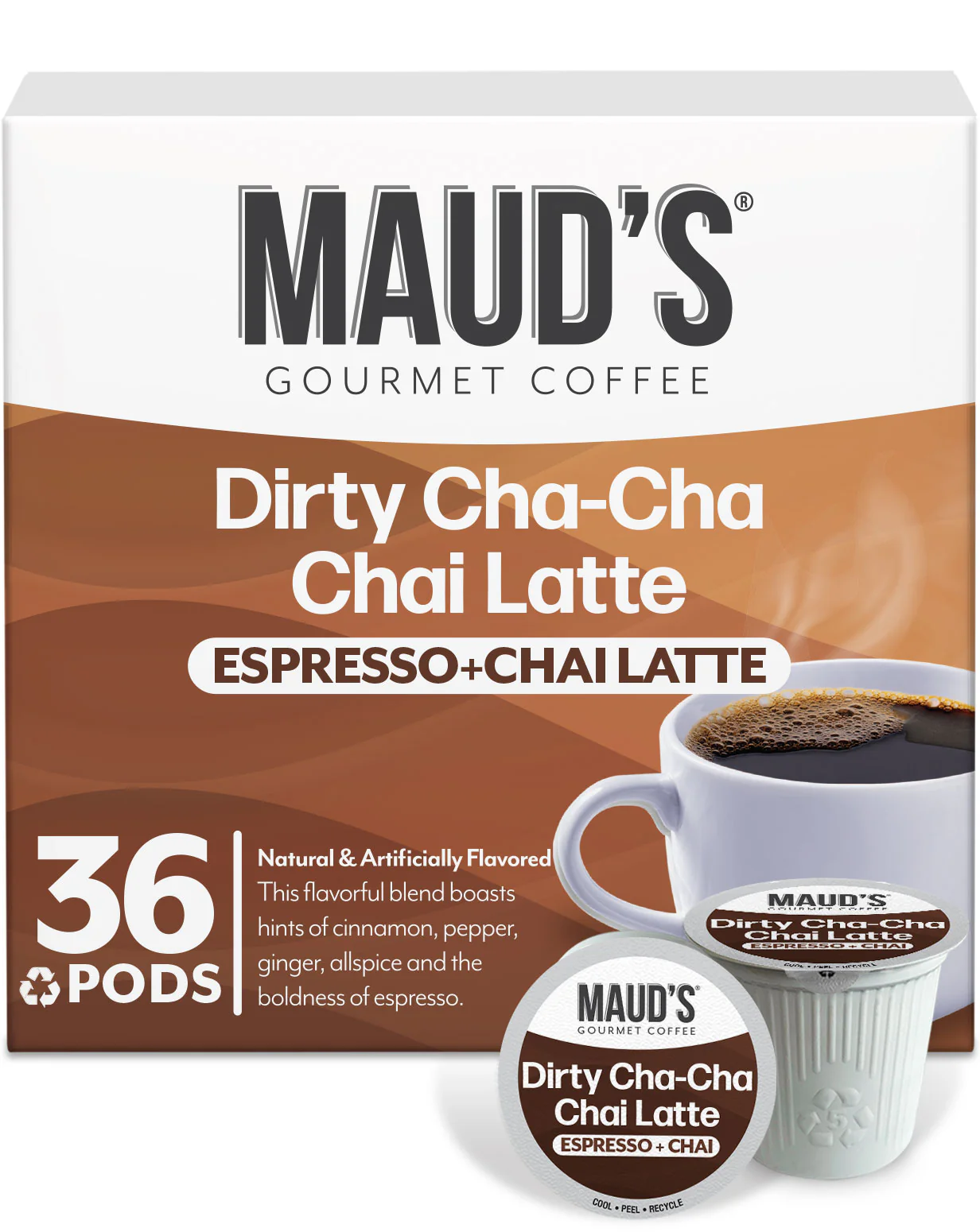 Maud's Espresso Chai Tea Latte Pods - Image 3