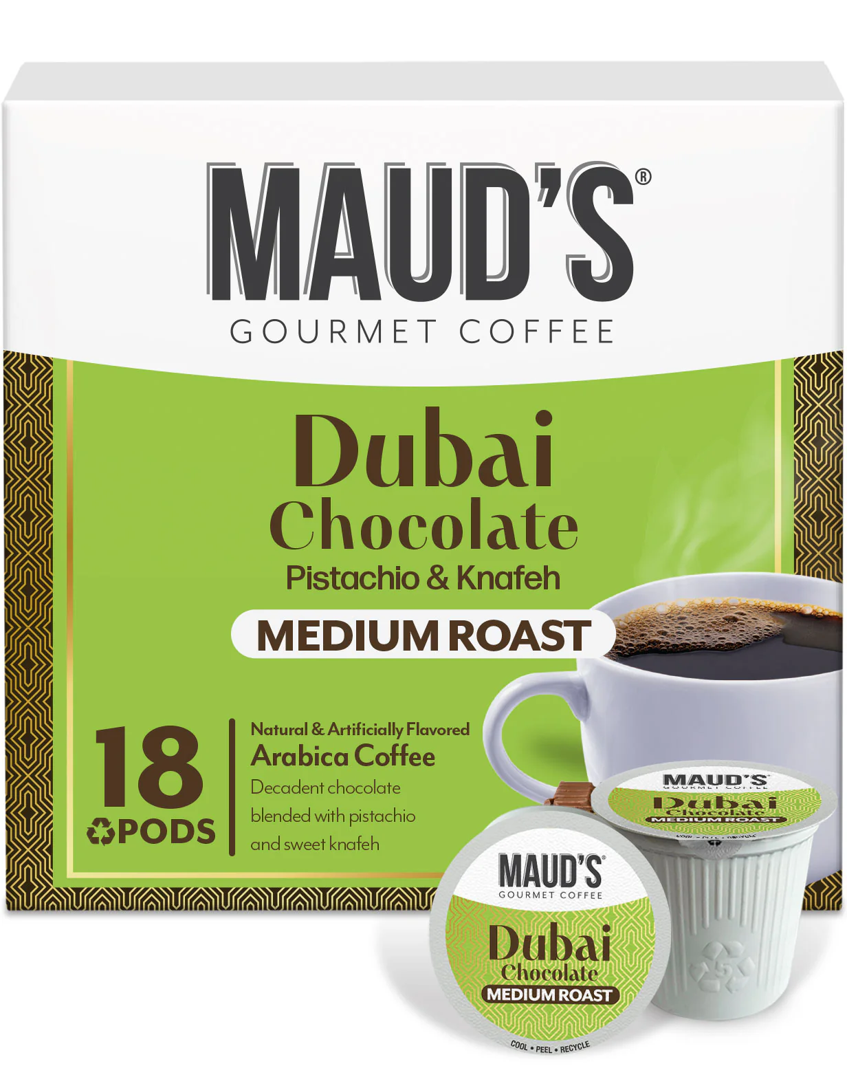 Maud's Dubai Chocolate Coffee Pods - Image 3