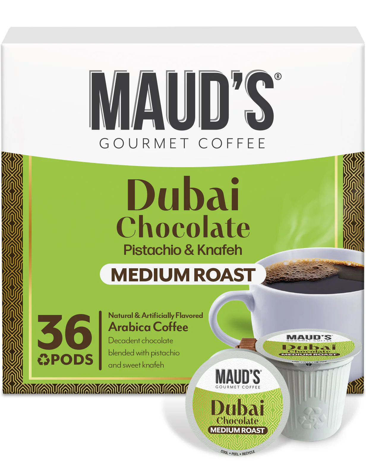 Maud's Dubai Chocolate Coffee Pods - Image 4