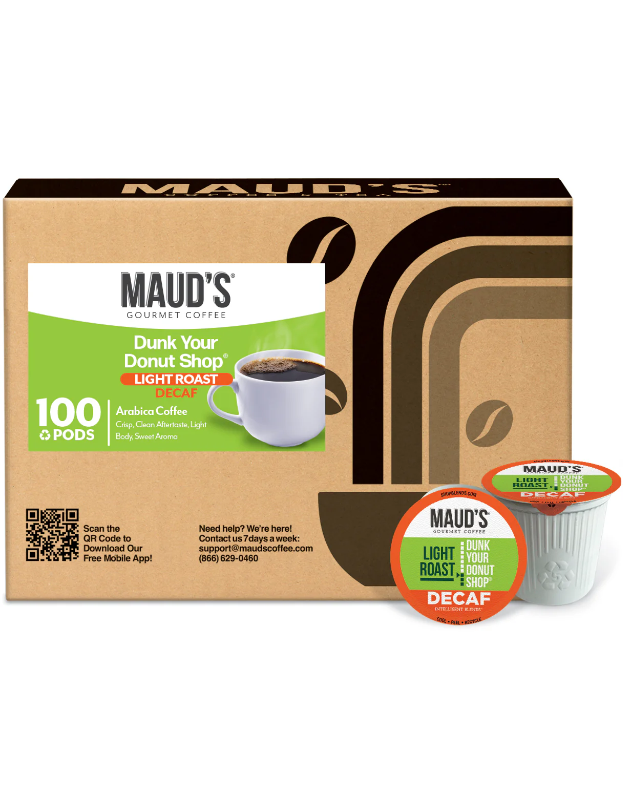 Maud's Decaf Donut Shop Coffee Pods - Image 4