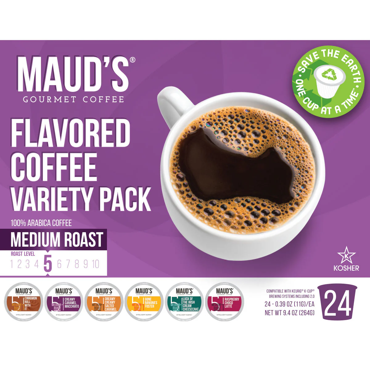 Maud's Flavored Coffee Pods Variety Pack - 24ct - Image 4