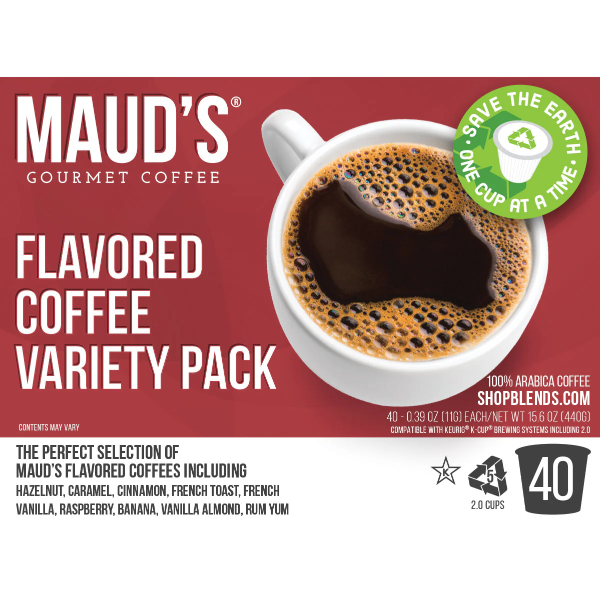 Maud's Flavored Coffee Variety Pack - 40ct - Image 3