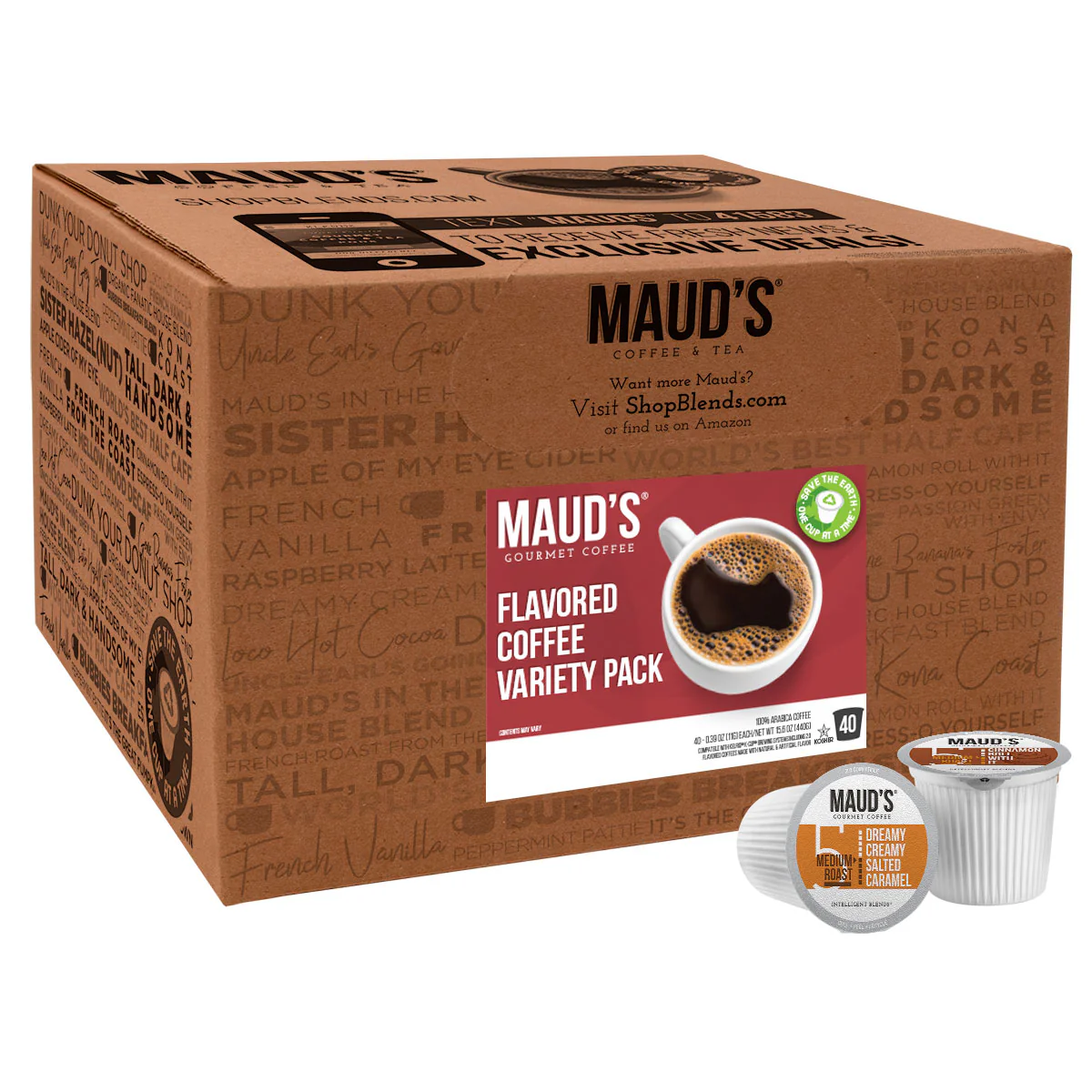 Maud's Flavored Coffee Variety Pack - 40ct - Image 4