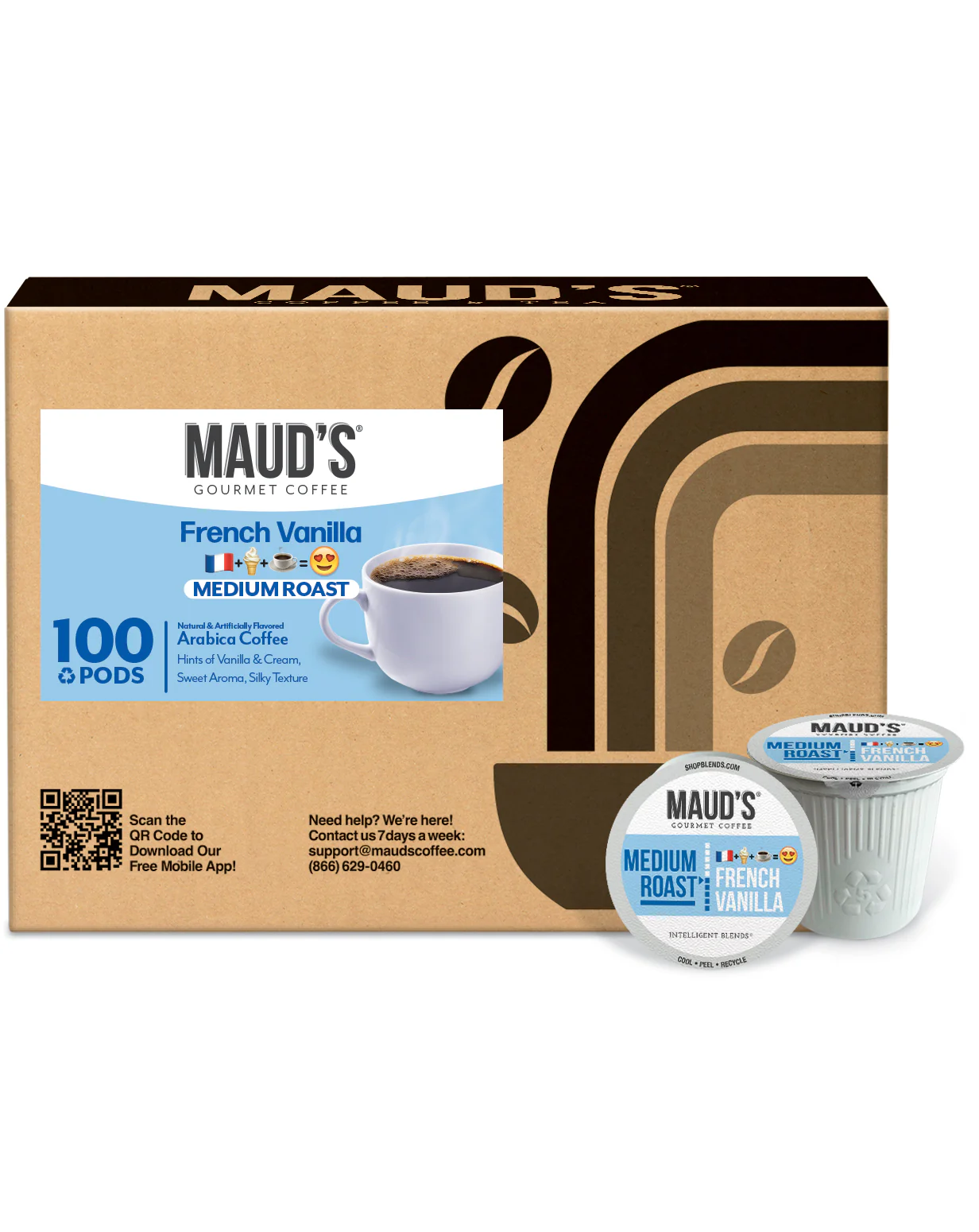 Maud's French Vanilla Flavored Coffee Pods - Image 4