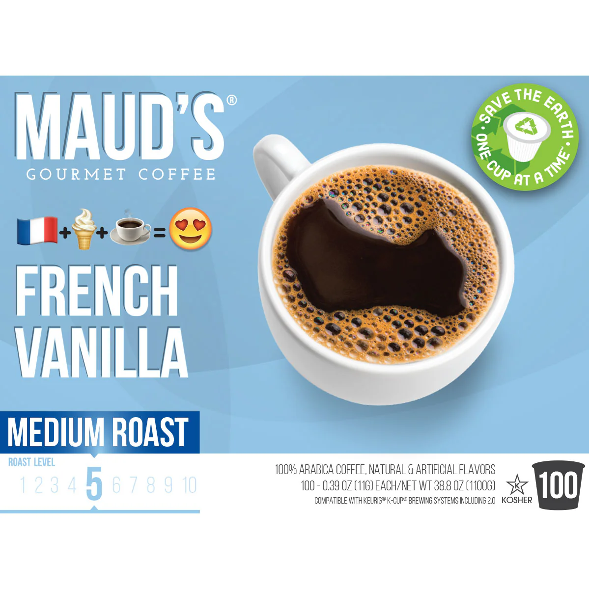 Maud's French Vanilla Flavored Coffee Pods - Image 5