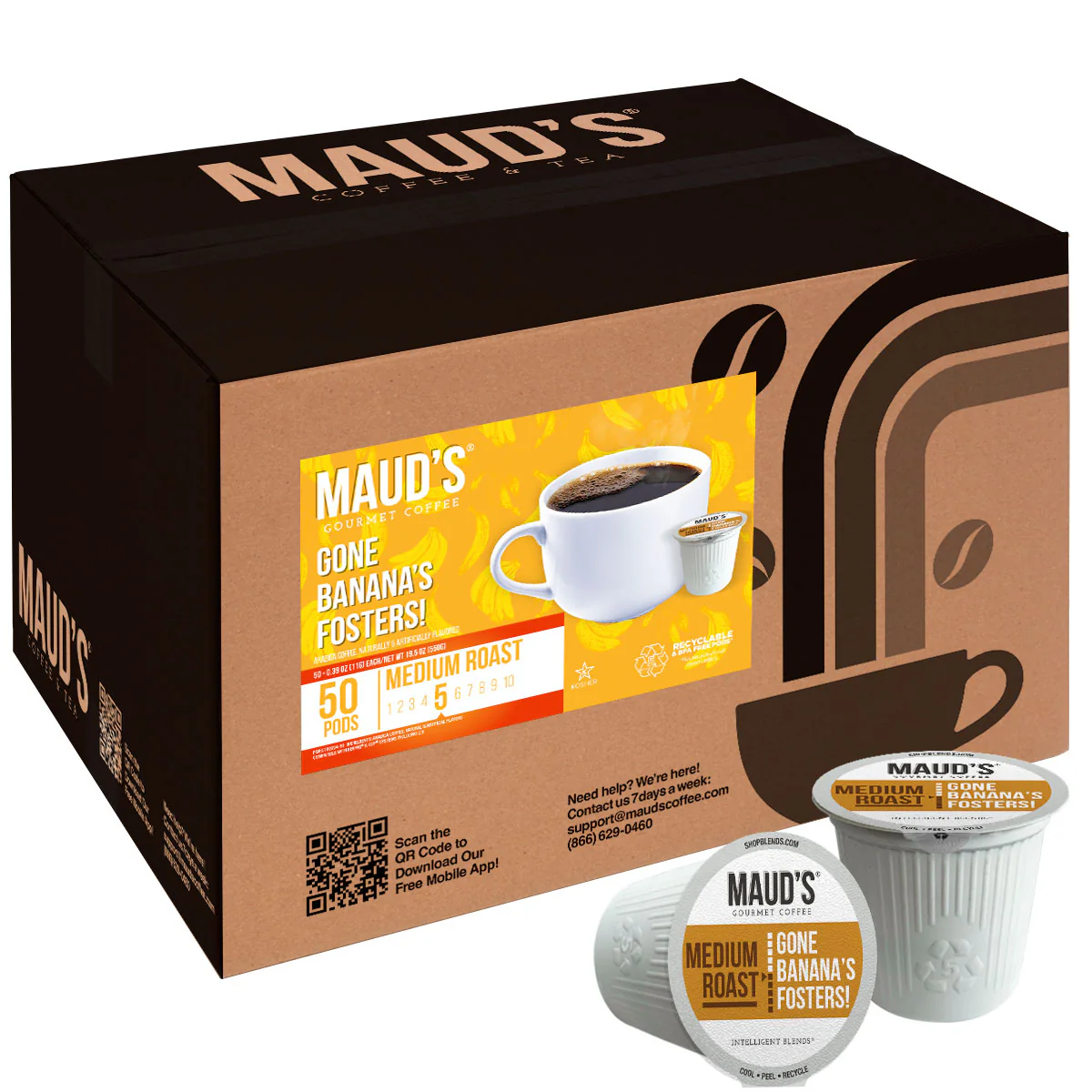 Maud's Banana Flavored Coffee Pods - Image 4