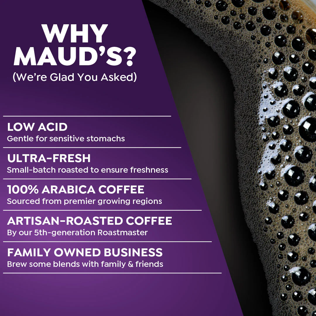 Maud's Half Caffeine Ground Coffee - Image 3