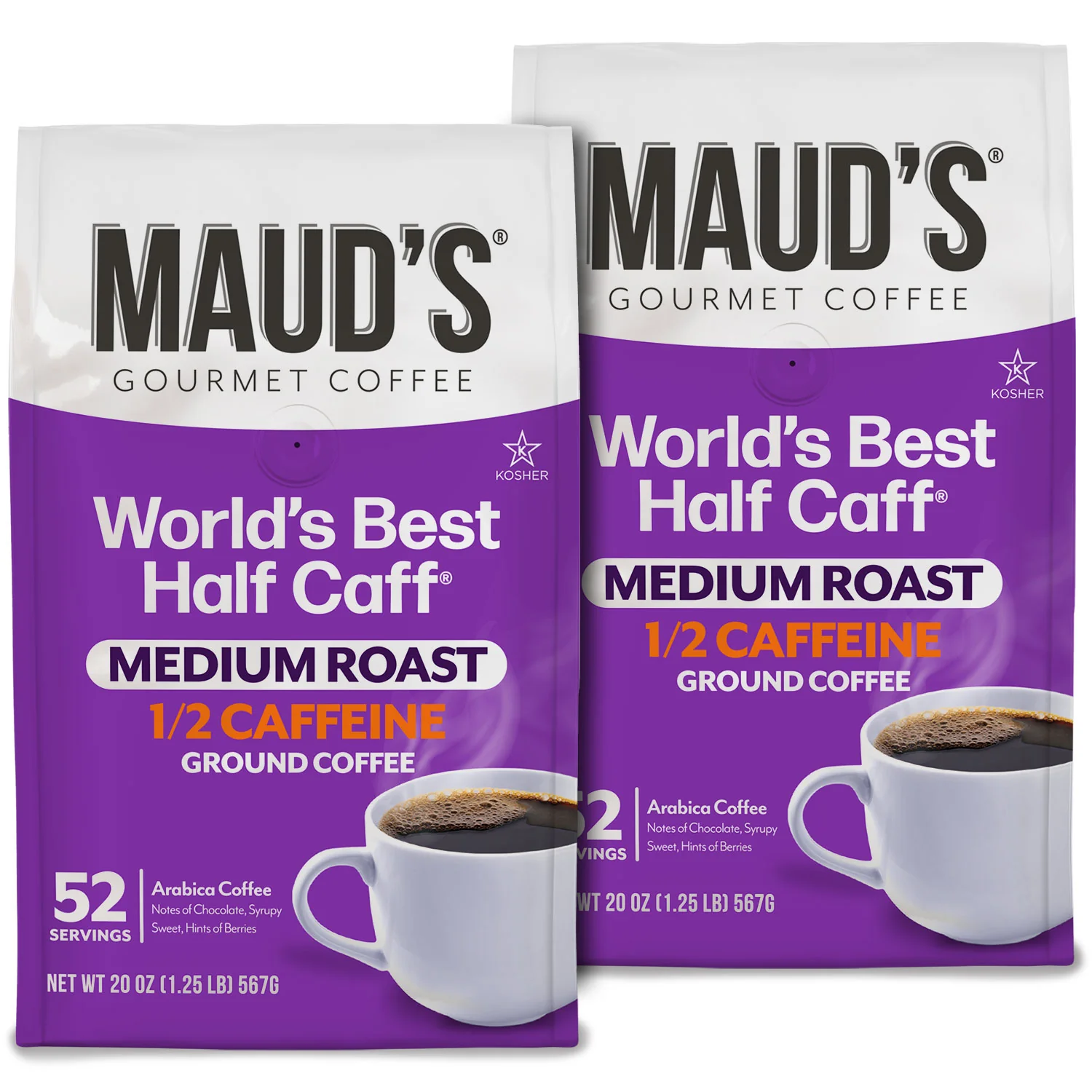 Maud's Half Caffeine Ground Coffee - Image 5