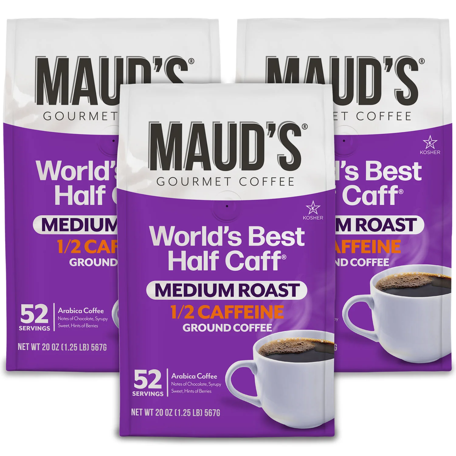 Maud's Half Caffeine Ground Coffee - Image 6