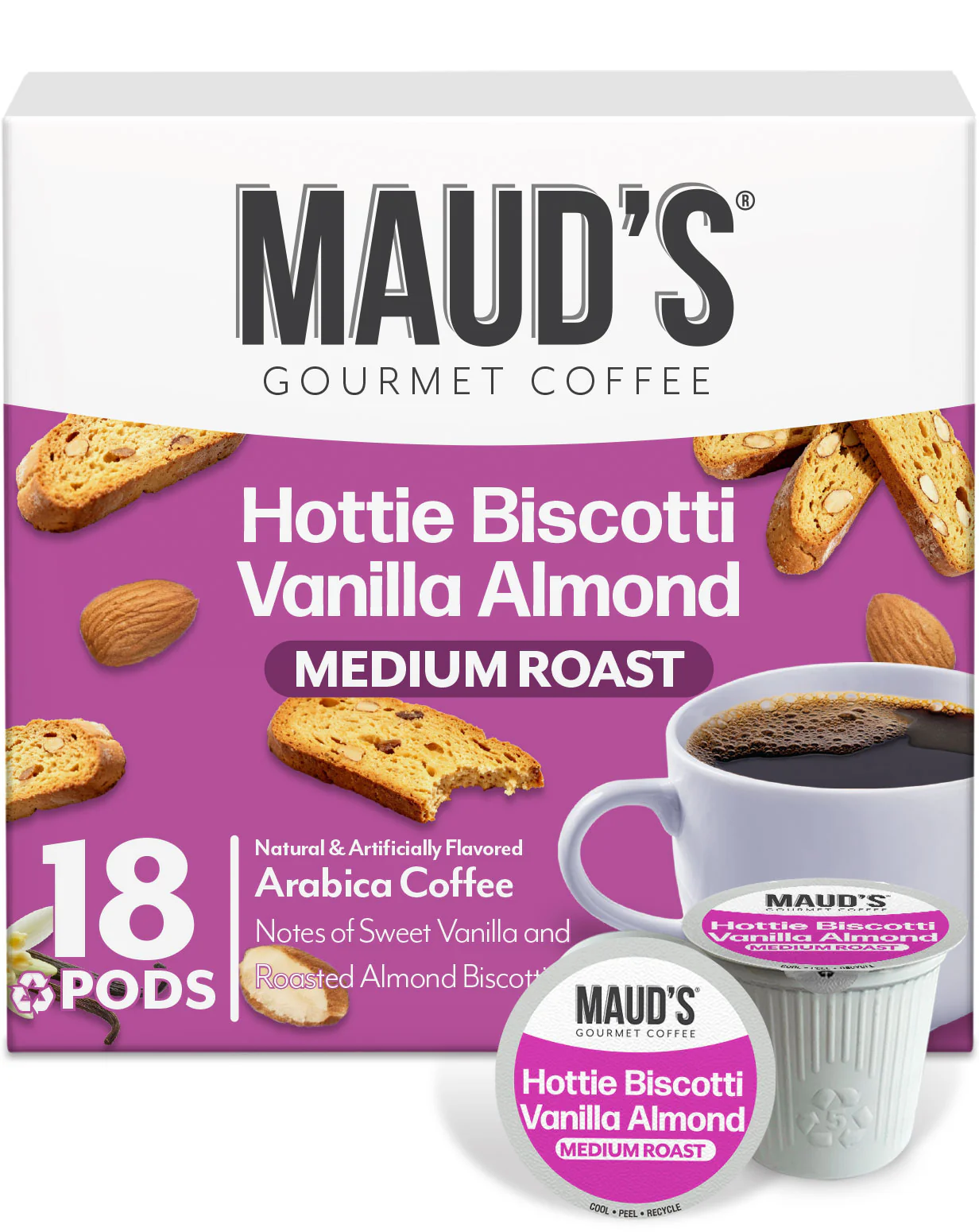 Maud's Almond Biscotti Coffee Pods - Image 3