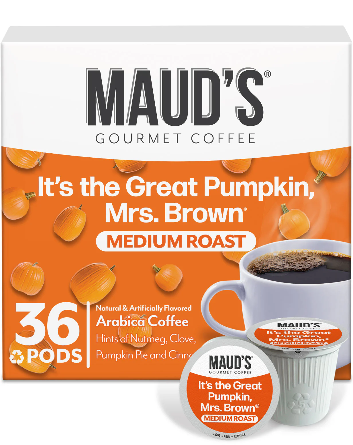 Maud's Pumpkin Spice Flavored Coffee Pods - Image 5