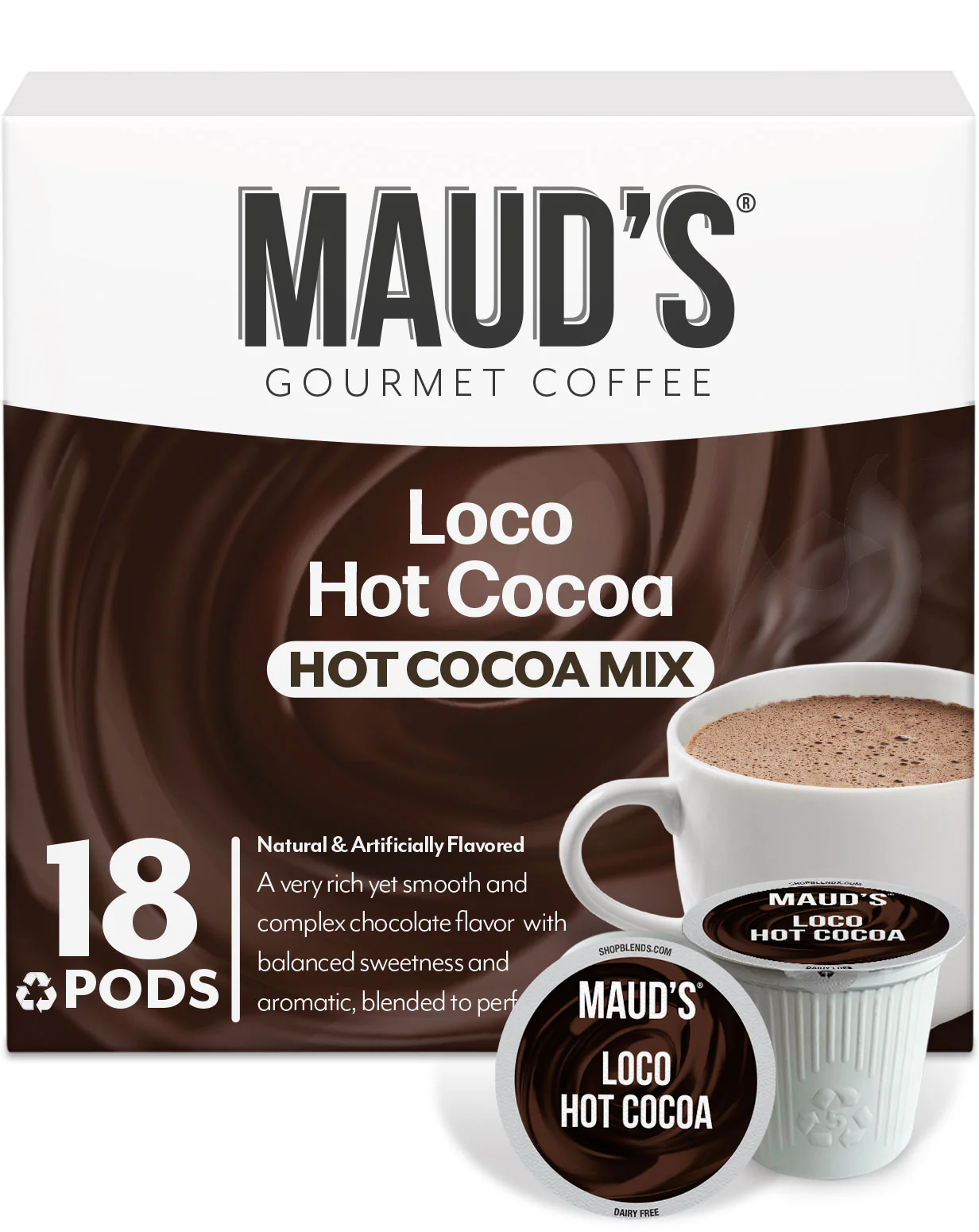 Maud's Dark Hot Chocolate Pods - Image 4