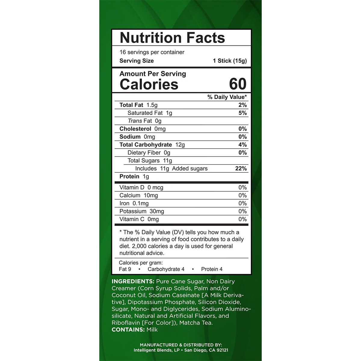 Maud's Matcha Tea Latte Instant Sticks - Image 3
