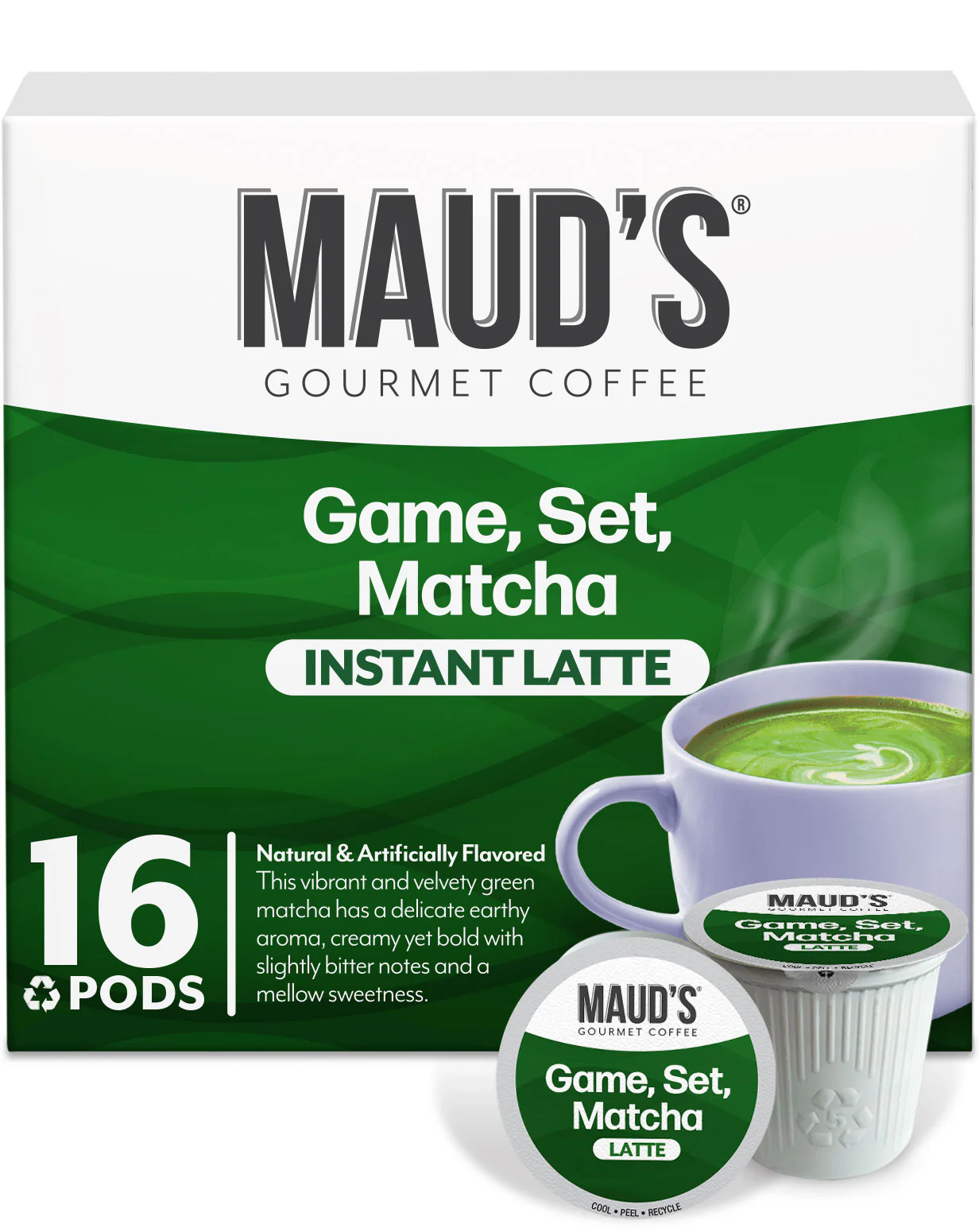 Maud's Matcha Tea Latte Pods - Image 4