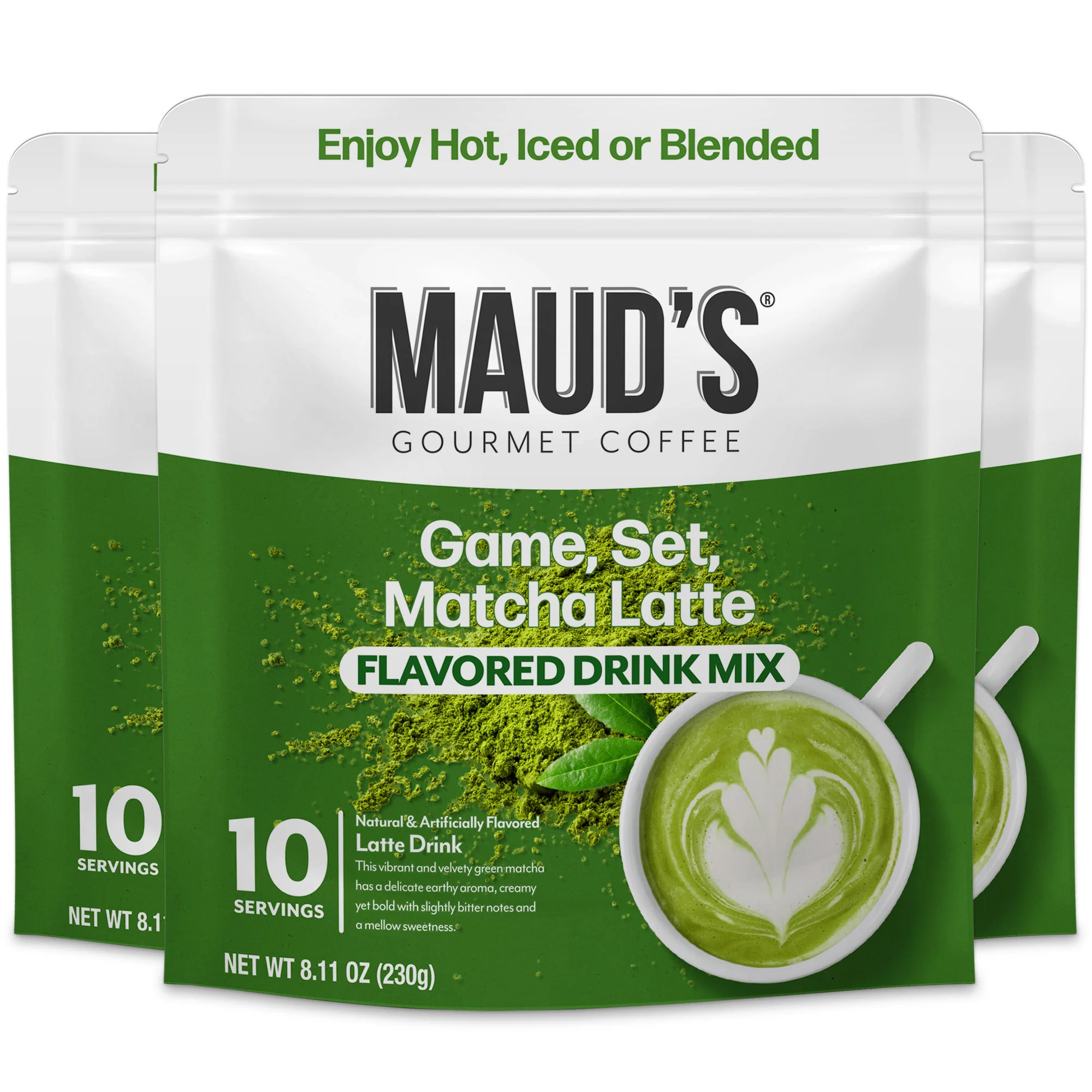 Maud's Matcha Tea Latte Mix - Image 3