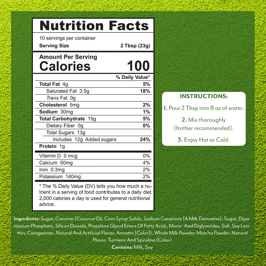 Maud's Matcha Tea Latte Mix - Image 4