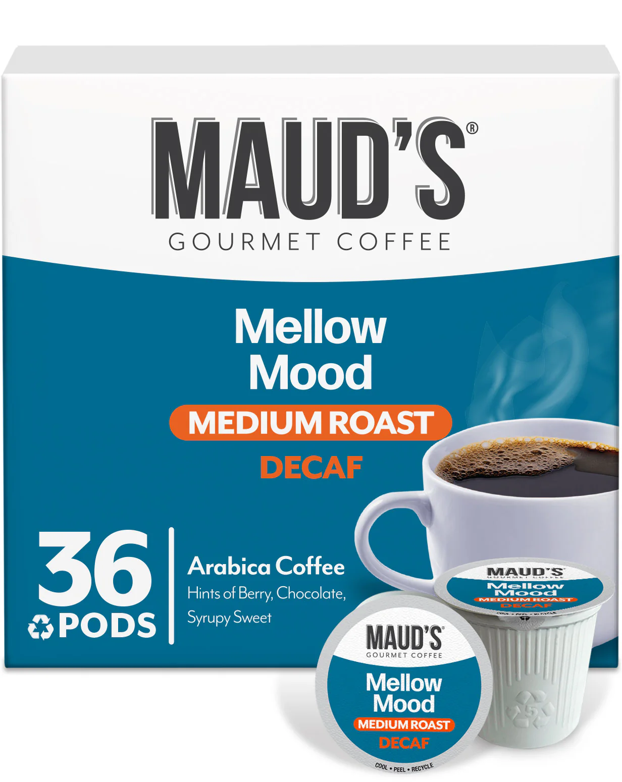 Maud's Decaf Medium Roast Coffee Pods - Image 4