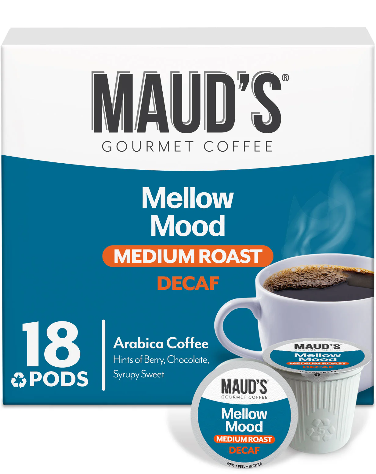 Maud's Decaf Medium Roast Coffee Pods - Image 5