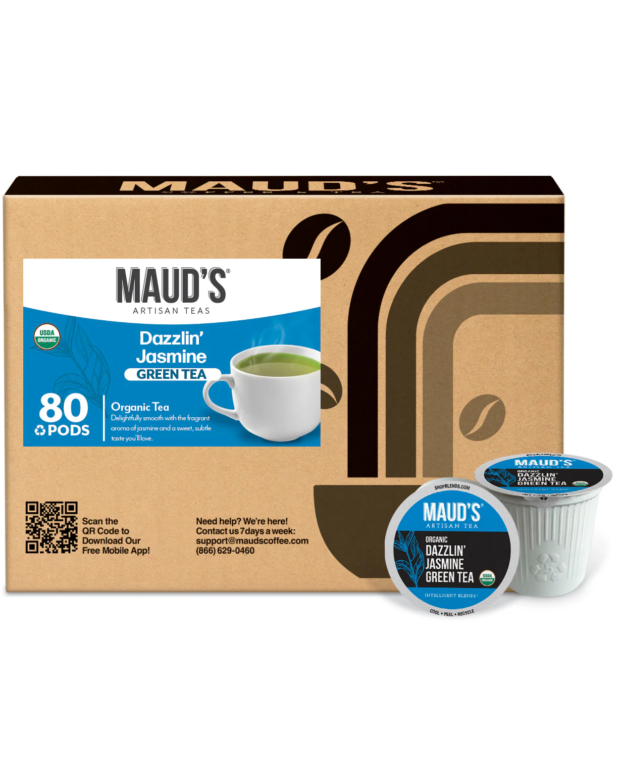Maud's Organic Jasmine Green Tea Pods - Image 5