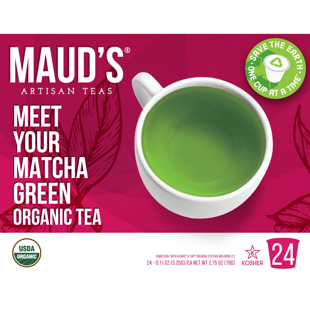 Maud's Organic Matcha Green Tea Pods - Image 4