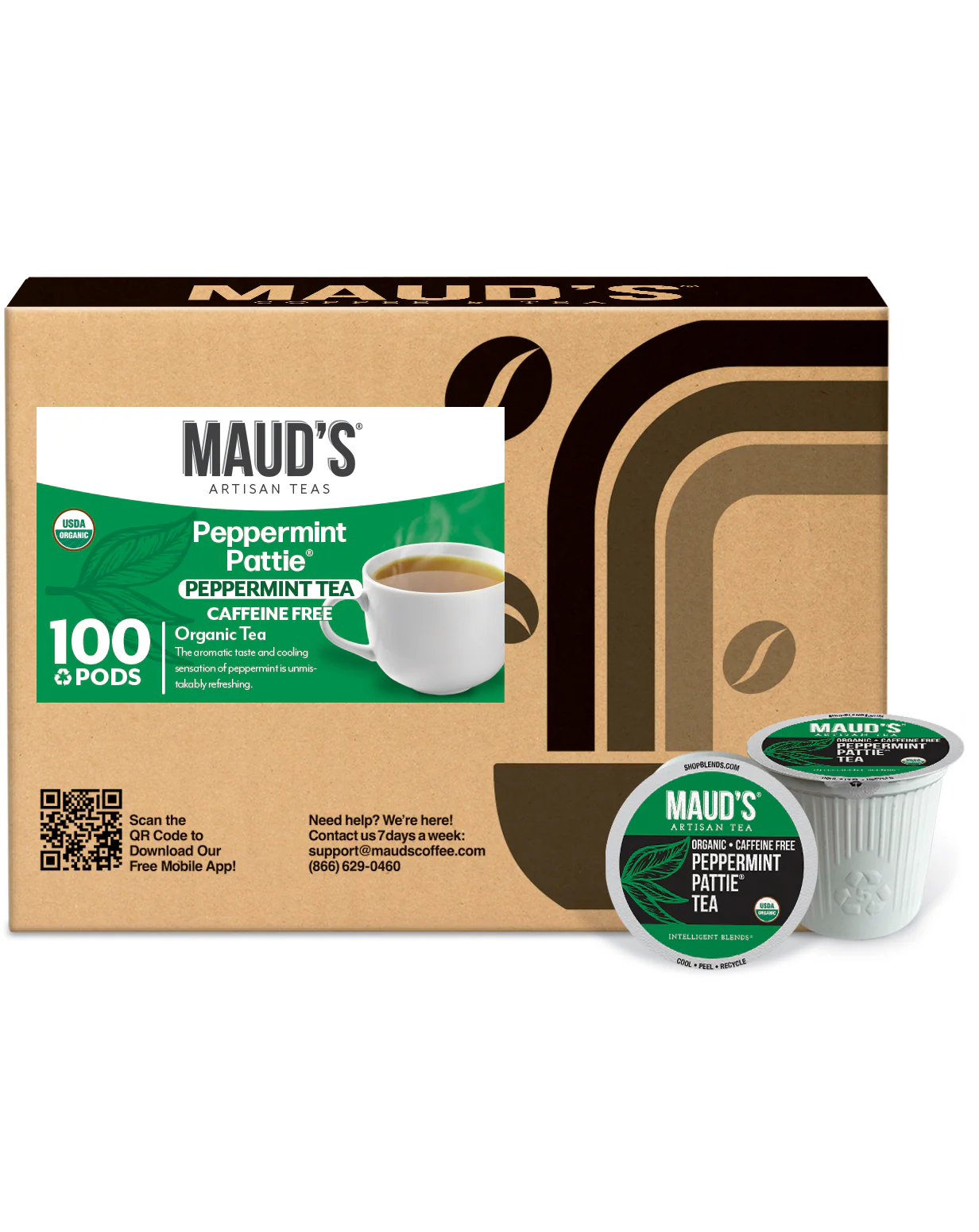 Maud's Organic Peppermint Tea Pods - Image 5
