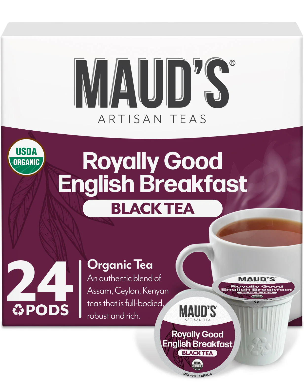 Maud's Organic English Breakfast Tea Pods - Image 4