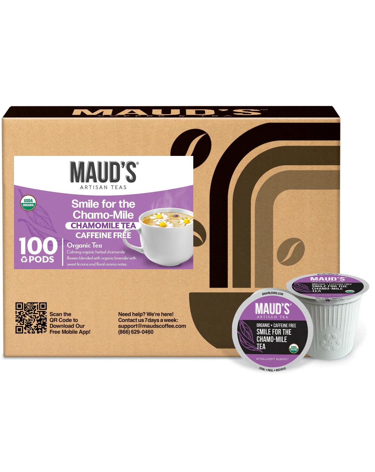 Maud's Organic Chamomile Lavender Tea Pods - Image 5