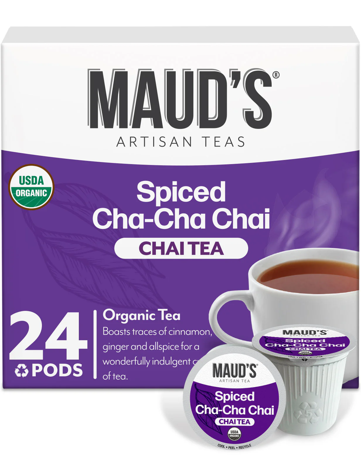 Maud's Organic Chai Tea Pods - Image 3