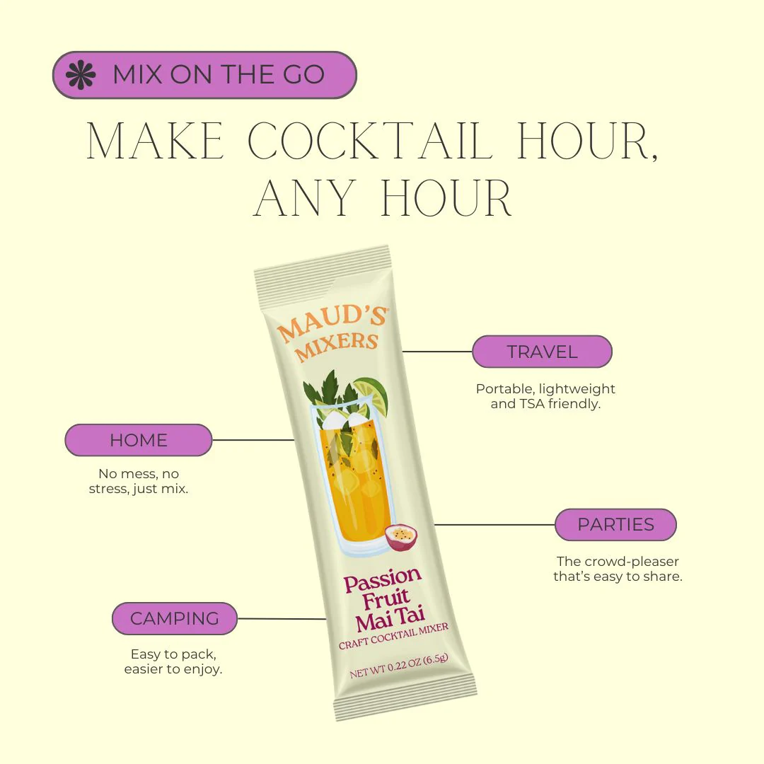 Maud's Mixers Passion Fruit Mai Tai - Image 3