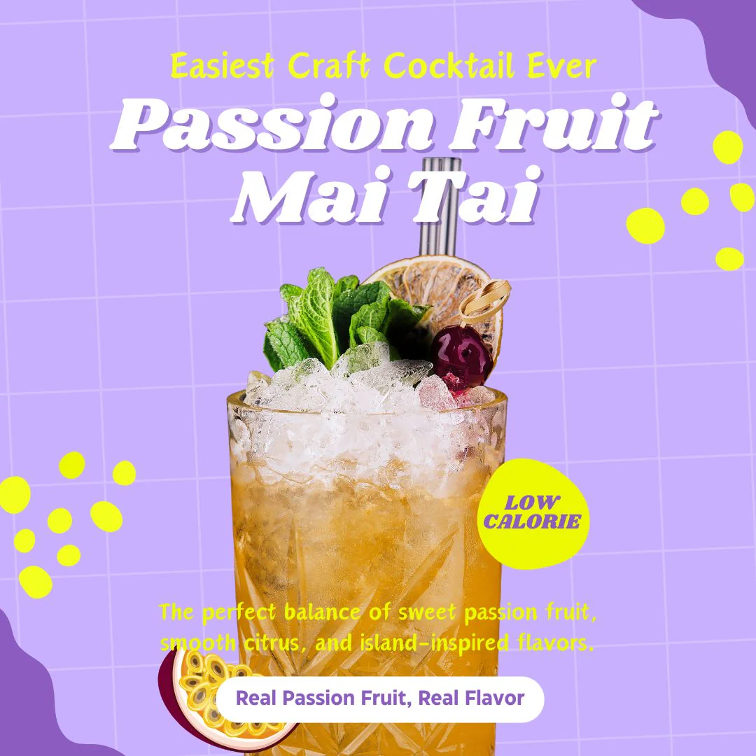 Maud's Mixers Passion Fruit Mai Tai - Image 6