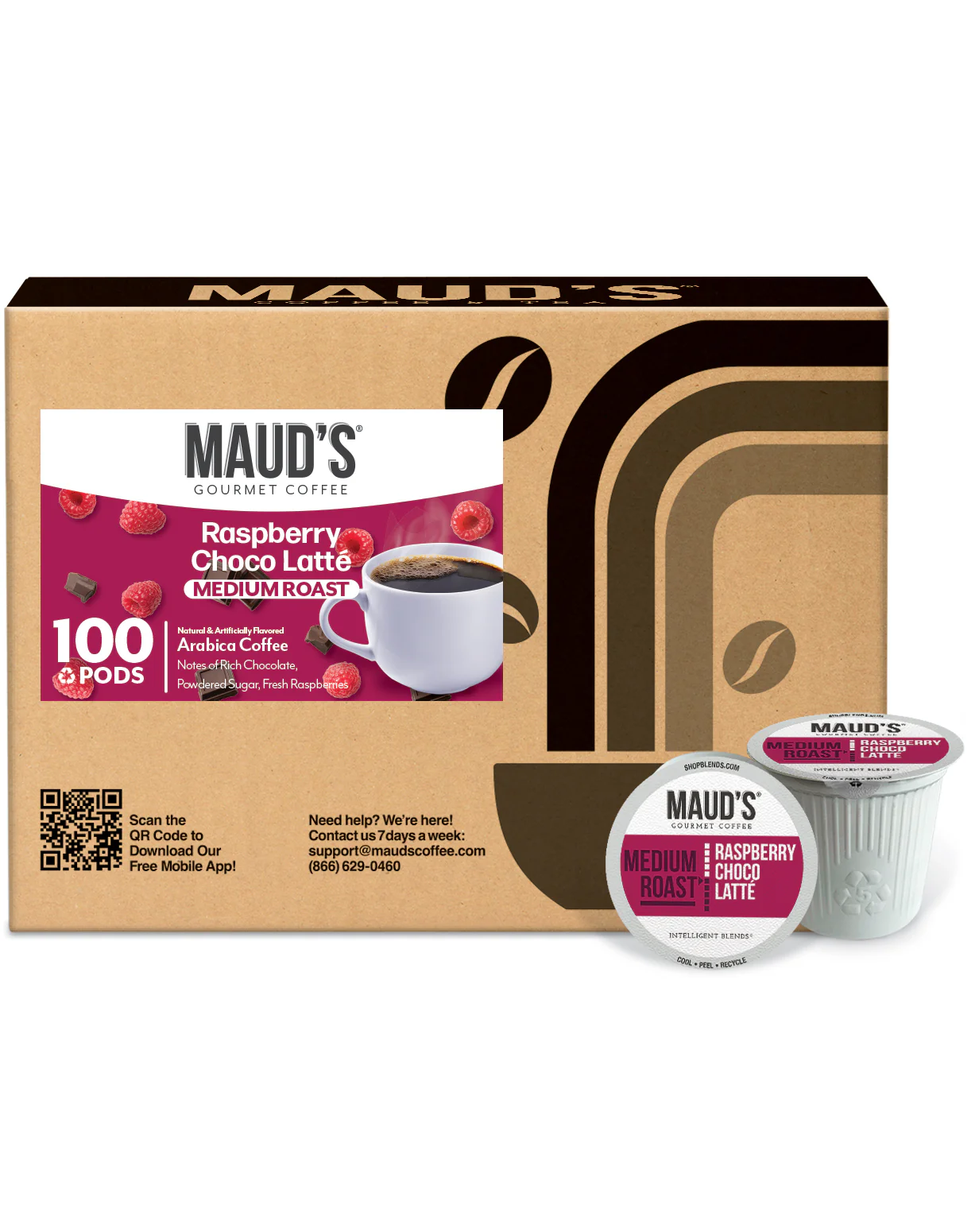 Maud's Raspberry Chocolate Coffee Pods - Image 5