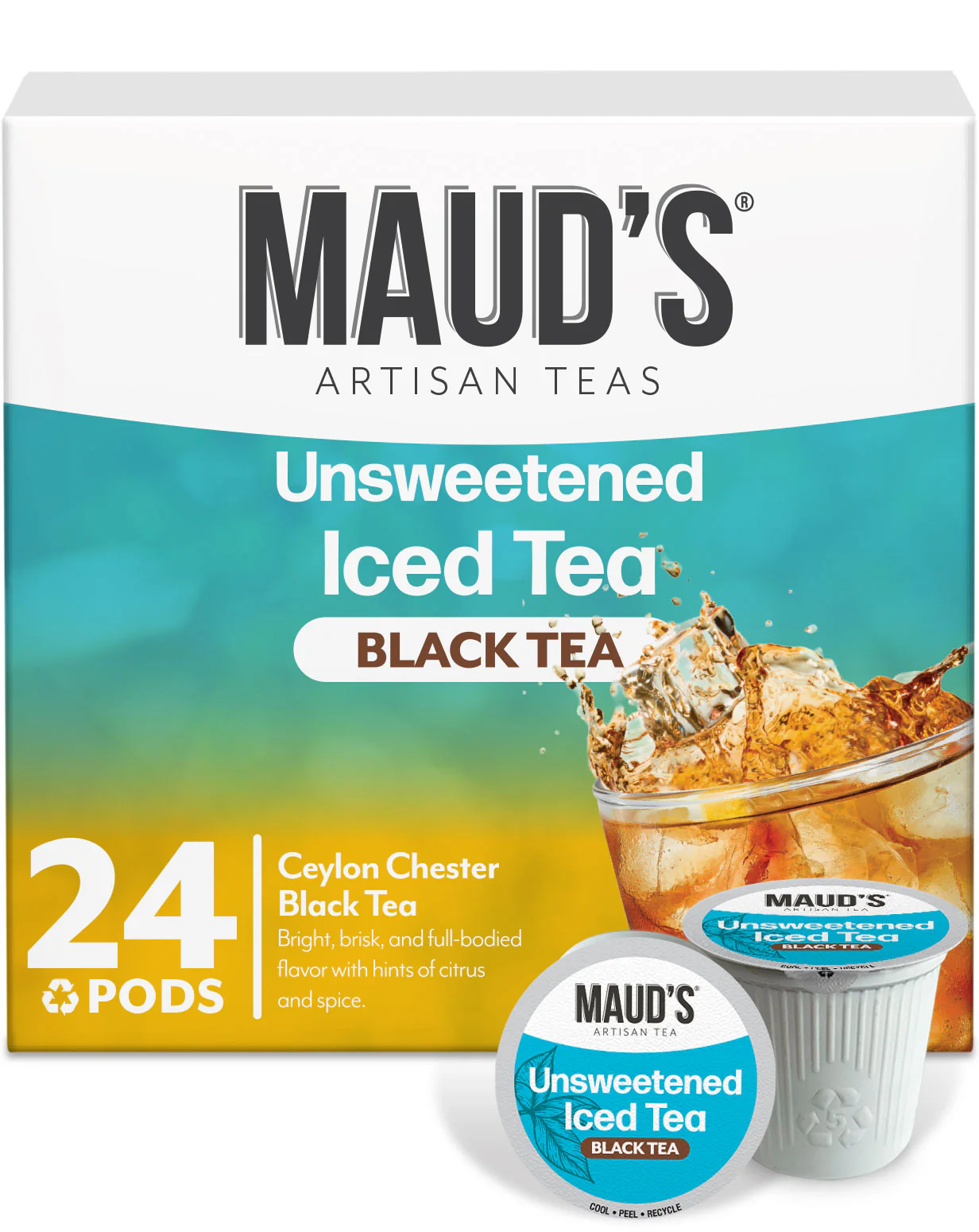 Maud's Unsweetened Black Iced Tea - Image 3
